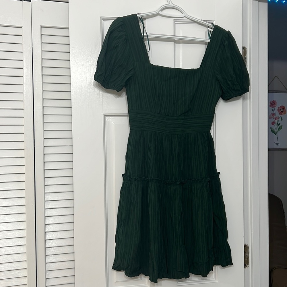 altard state dress, hunter green